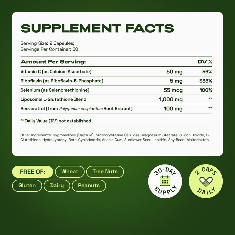 The Remedy Co.™ Liposomal Glutathione Supplement