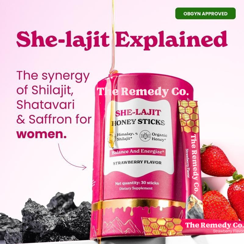 Palitos de miel She-Lajit de The Remedy Co.™