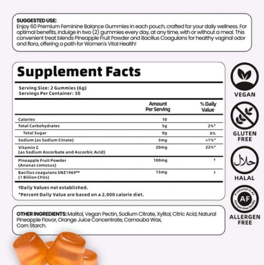 The Remedy Co.™ Feminine Balance Gummies