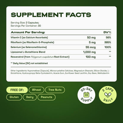 The Remedy Co.™ Liposomal Glutathione Supplement