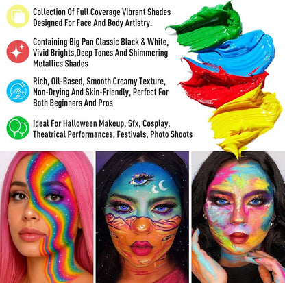 Athena Face and Body Paint Makeup Palette