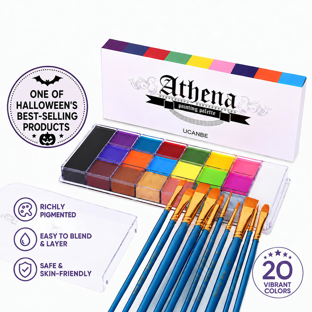 Athena Face and Body Paint Makeup Palette