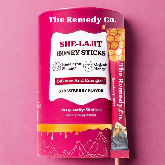The Remedy Co.™ She-Lajit Honey sticks