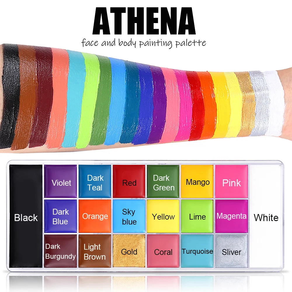 Athena Face and Body Paint Makeup Palette